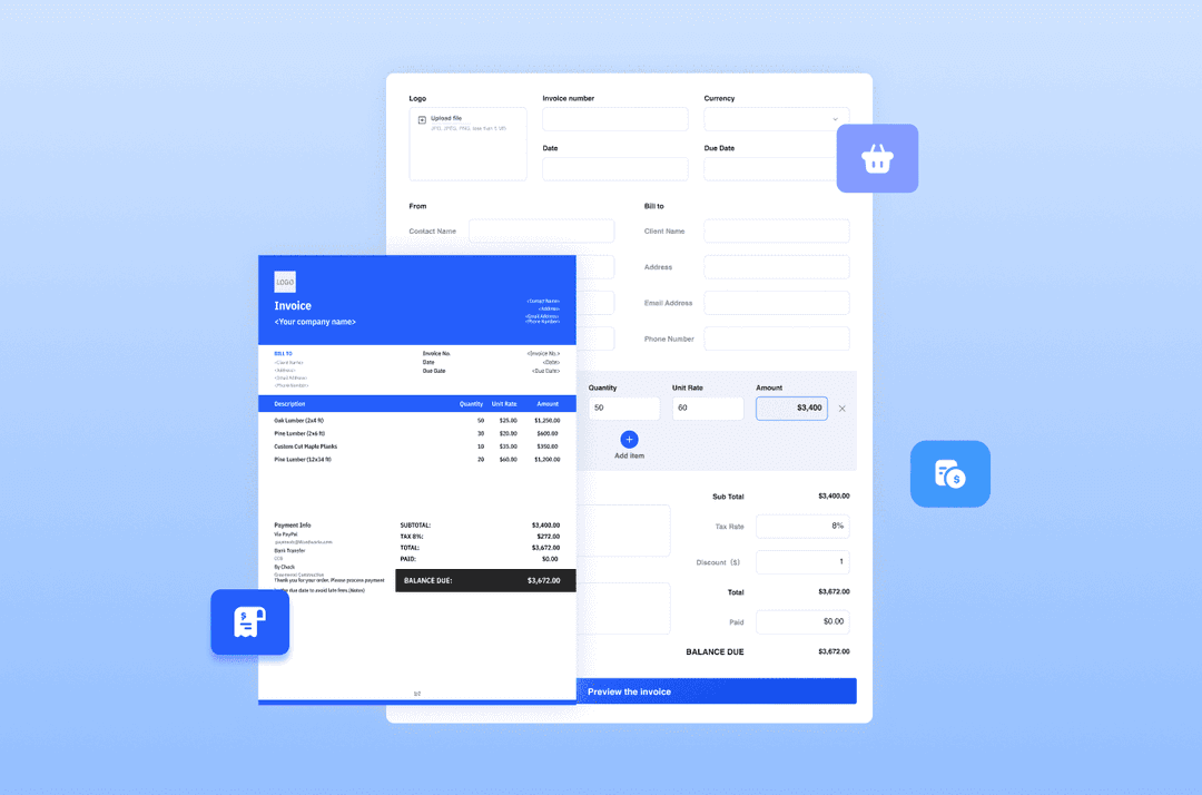 Invoice generator