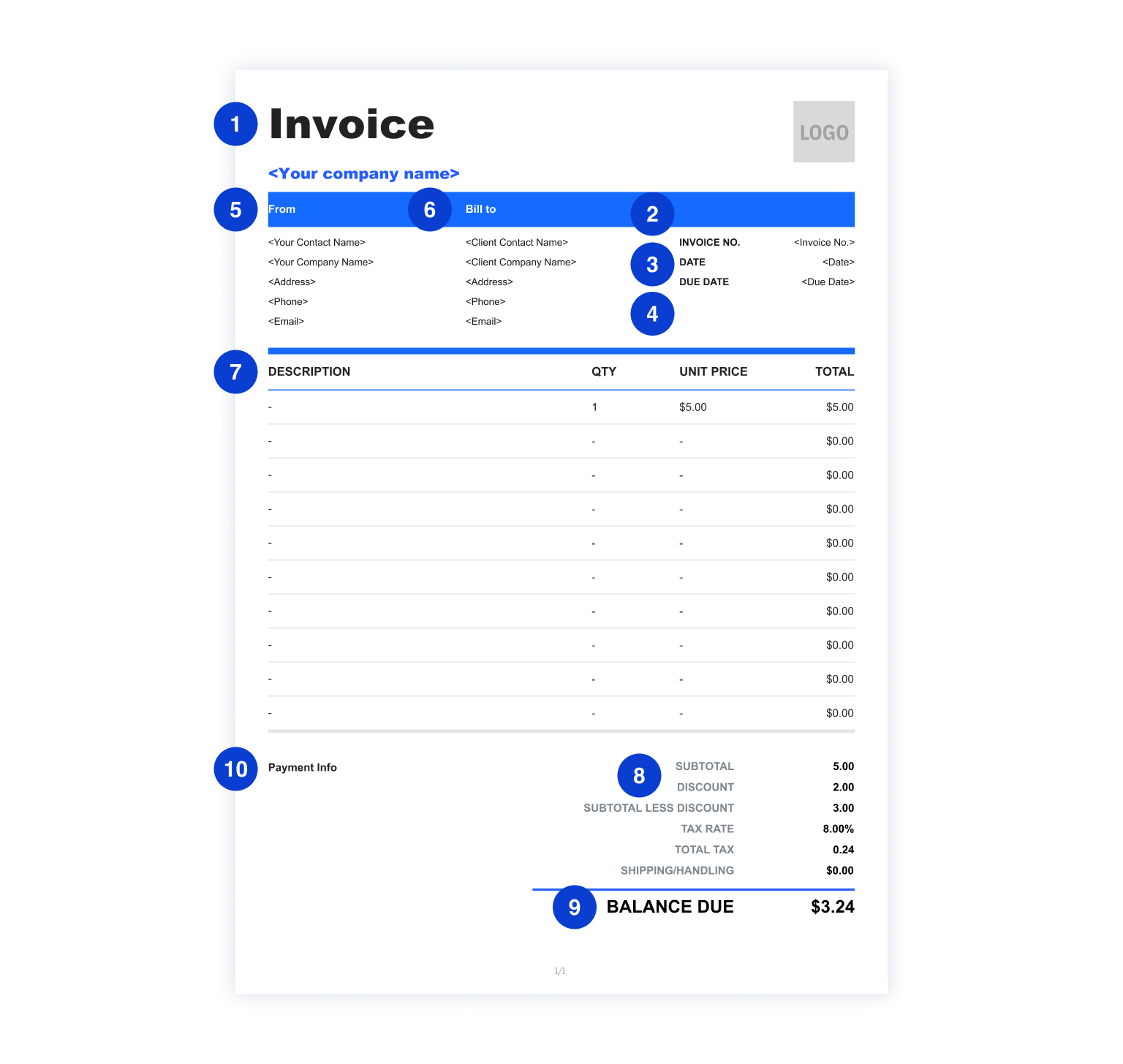 How to use the free invoice generator